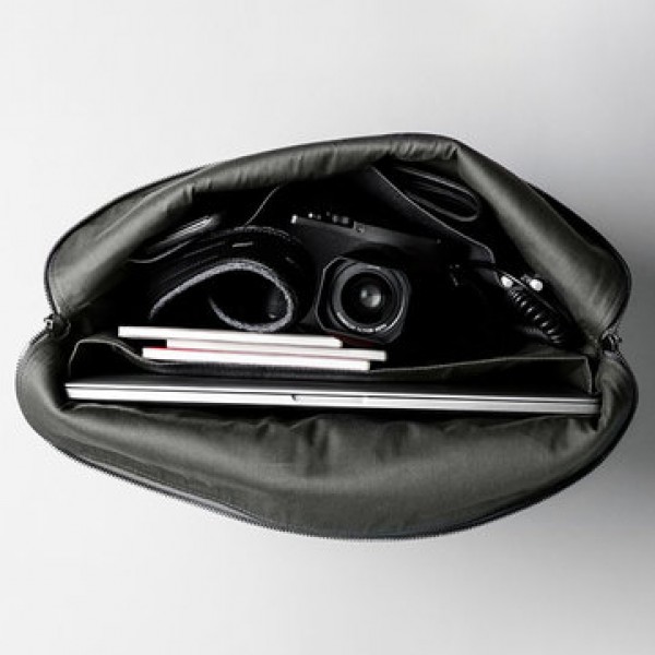 Ekphero Men Handbag Casual Multifunction Foldable Solid Crossbody Bag Business Bag